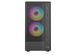 Vỏ Case Vitra Cruise Ax5 Black 3Fan RGB (M-ATX, Hỗ Trợ Rad 240mm, Kính Hông Trượt)