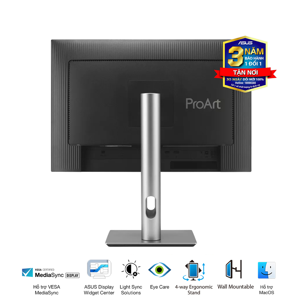 Màn Hình Đồ Họa ASUS ProArt PA248QFV (24.1 inch - IPS - WUXGA - 100Hz - 5ms - Speaker)