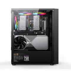 Vỏ Case VITRA SAPHIRA AX15 BLACK (eATX/3Fan RGB)