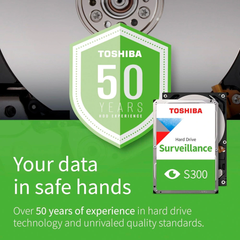 Ổ cứng HDD Toshiba S300 Surveillance 2TB 3.5 inch SATA III 128MB Cache 5400RPM