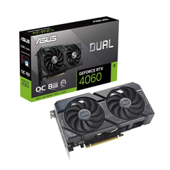 Card màn hình ASUS Dual GeForce RTX 4060 V2 OC Edition 8GB GDDR6 (DUAL-RTX4060-O8G-V2)