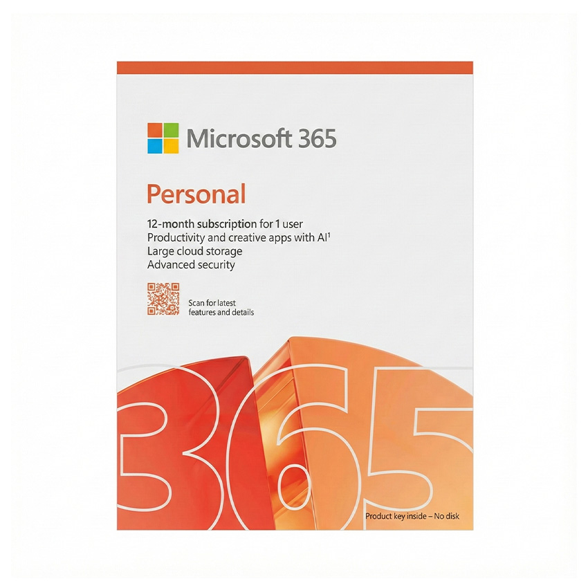 Phần mềm M365 Personal English APAC Subscr 1YR Medialess (EP2-32409)
