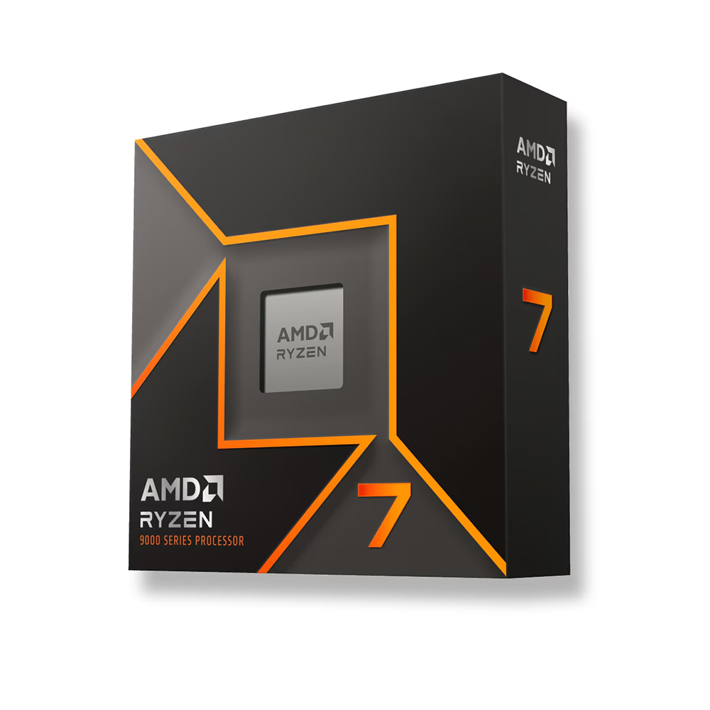 CPU AMD Ryzen 7 9700X (AMD AM5, 8 Core 16 Thread, Base 3.8Ghz Turbo 5.5Ghz, Cache 40MB)