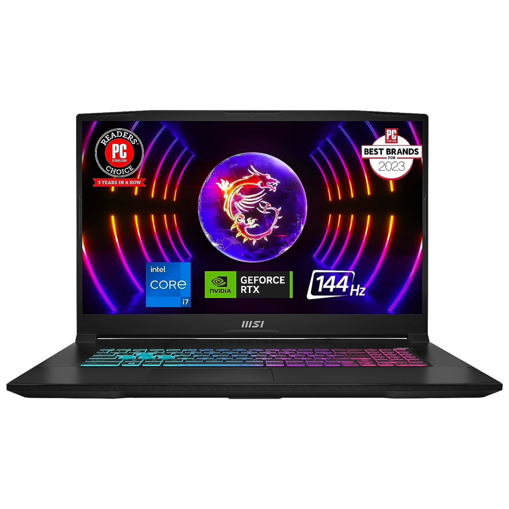 Laptop MSI Katana 17 B13VFK (Intel Core i7-13620H, 32GB RAM, SSD 1TB, RTX 4070 8GB, 17.3 inch FullHD 144Hz, Win 11, Đen)
