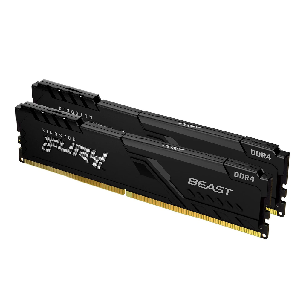 Ram Kingston FURY Beast 32GB (2x16GB) DDR4 3200MHz CL16 (KF432C16BB1K2/32)