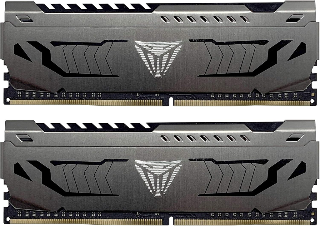 Ram Patriot Viper STEEL RGB BLACK 32GB (32GBx1) DDR4 bus 3200Mhz (PVSR432G320C8)