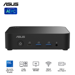 Bộ Mini PC Asus NUC 14 Essential RNUC14MNK150 (N150/8GB DDR5-4800/SSD 512GB Nvme /1x LAN/No-OS )