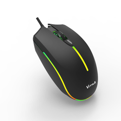 CHUỘT VITRA LUMI LM06 RAINBOW LED Màu Đen USB 2.0