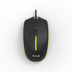 CHUỘT VITRA LUMI LM06 RAINBOW LED Màu Đen USB 2.0