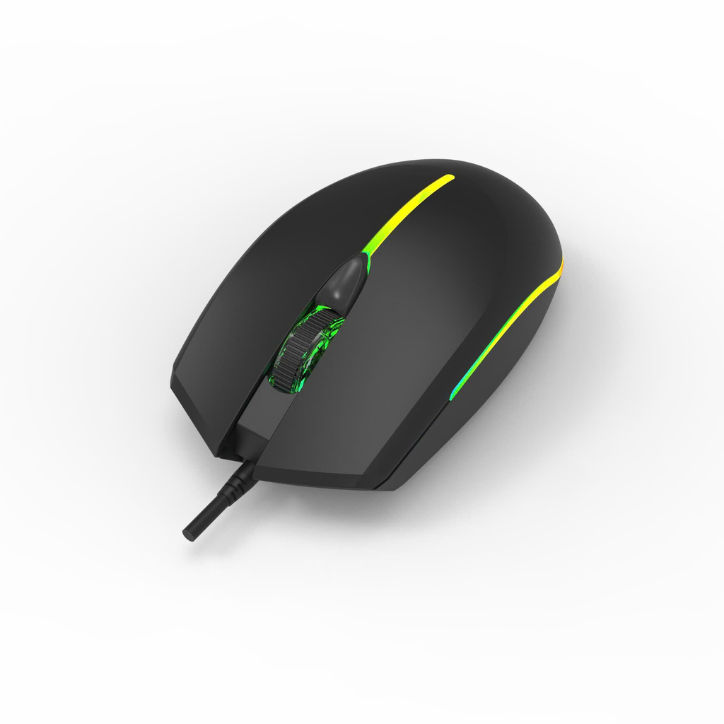 CHUỘT VITRA LUMI LM06 RAINBOW LED Màu Đen USB 2.0