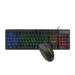 Bộ bàn phím LED Rainbown Vitra Black (USB)