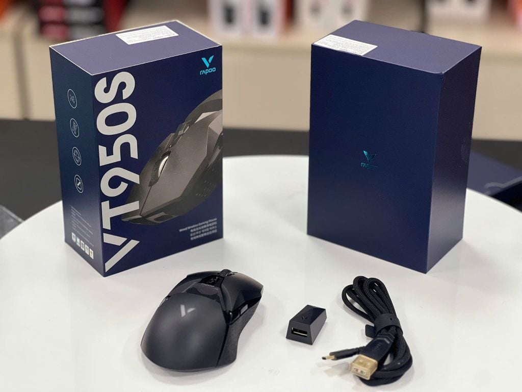 Chuột Gaming Không dây Rapoo VT950s (Màn hình OLED, PAW3370, 19000 DPI)