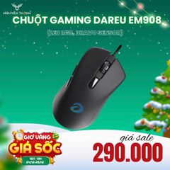 Chuột Gaming DAREU EM908 (LED RGB, BRAVO sensor)