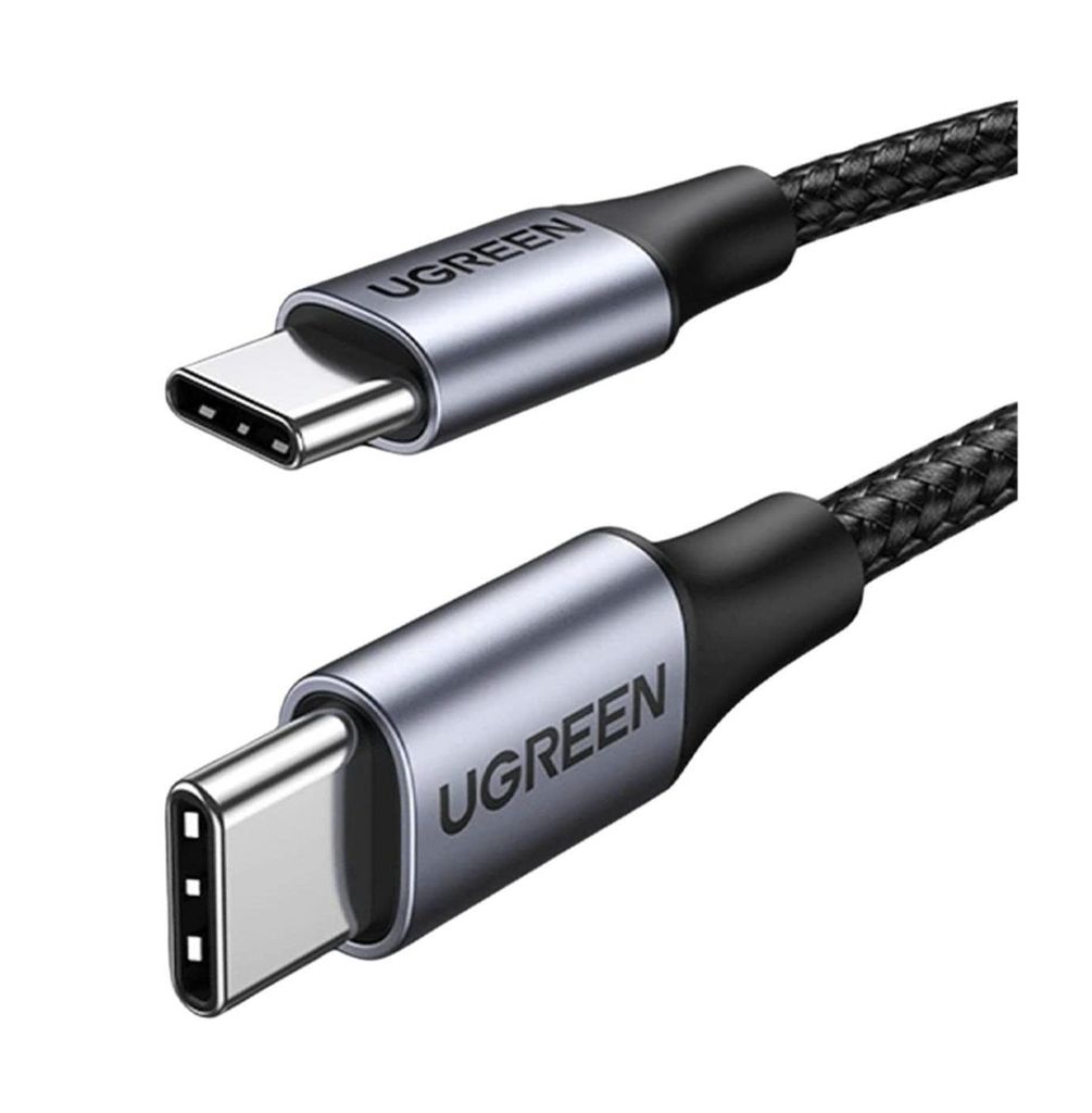 Cáp Sạc Ugreen 70429 (Type-C to Type-C) – Sạc Nhanh 100W, Bọc Dù Dài 2m