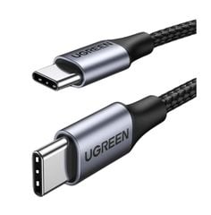 Cáp Sạc Ugreen 70429 (Type-C to Type-C) – Sạc Nhanh 100W, Bọc Dù Dài 2m
