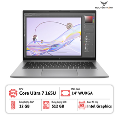 Laptop HP ZBook Firefly 14 G11 (Core Ultra 7 165U, 32GB RAM, 512GB SSD, 14