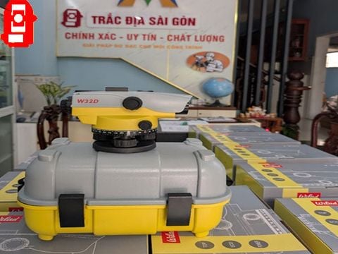  Máy Thủy Bình W32D – Sai Số 1mm/km, Giá Rẻ Nhất, Bán Sỉ Toàn Quốc 