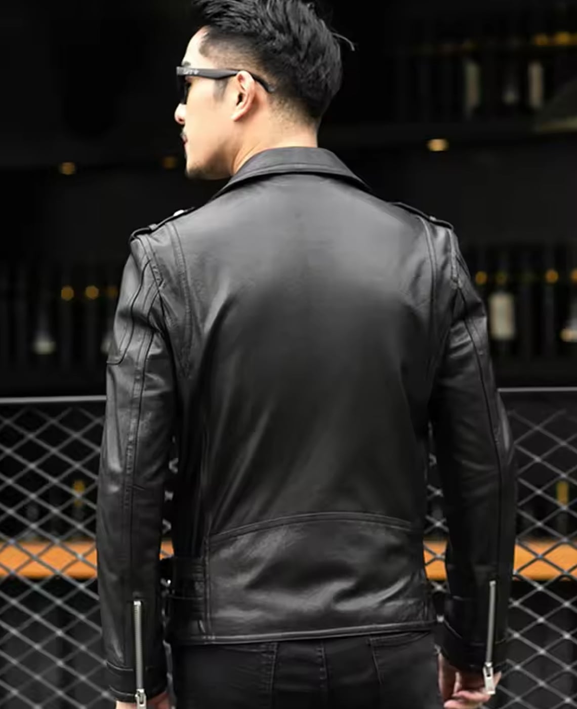 Áo khoác da nam biker cao cấp Pigofashion ADN2026