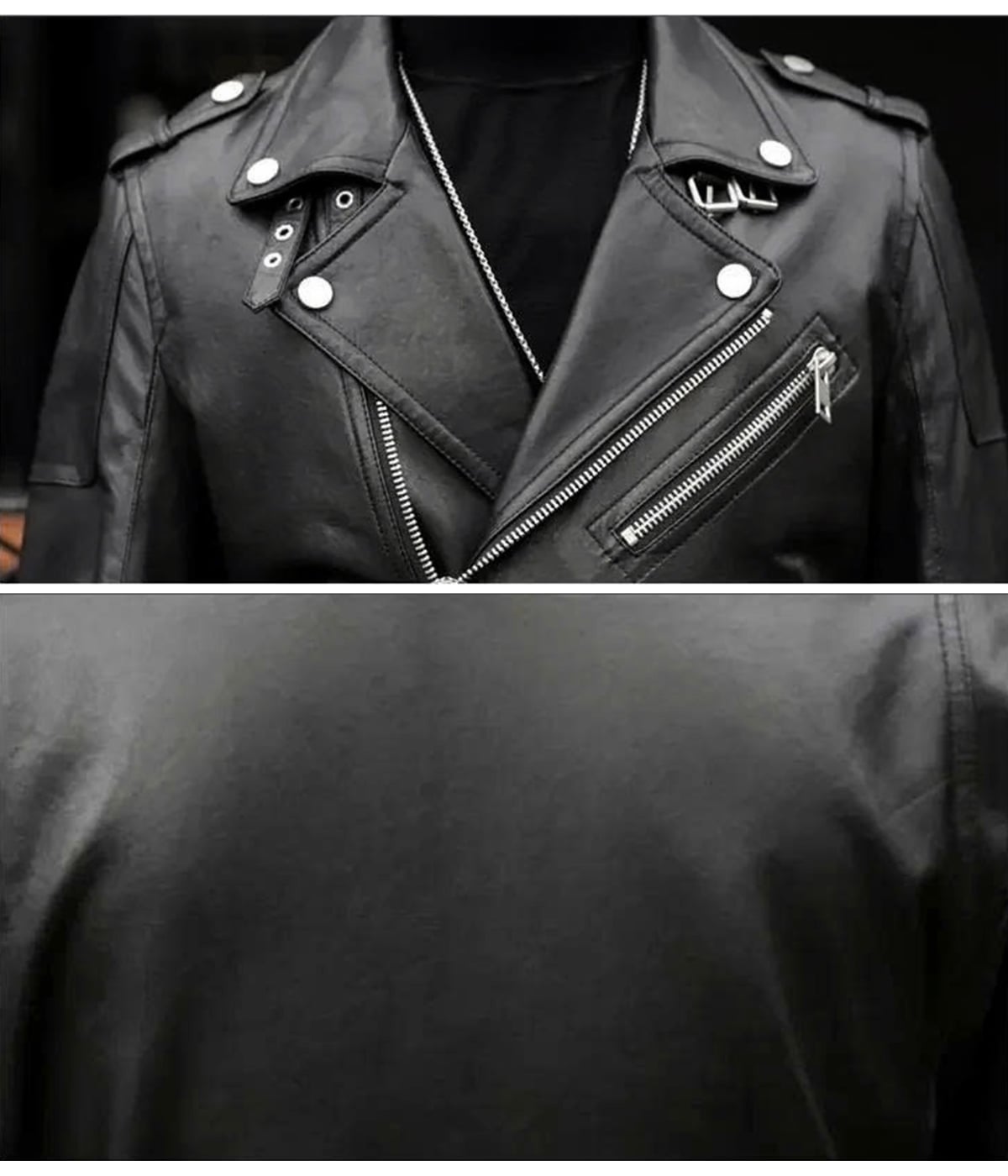 Áo khoác da nam biker cao cấp Pigofashion ADN2026