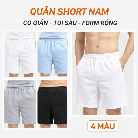 Combo 3 quần đùi ngủ nam thun cotton bốn chiều trong ngày nắng nóng QCT01 - PIGOFASHION