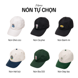  COMBO RONG CHƠI: Gồm 01 Túi Tote + 01 Bao da Hộ chiếu + 01 Nón 