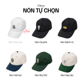  COMBO RONG CHƠI: Gồm 01 Túi Tote + 01 Bao da Hộ chiếu + 01 Nón 