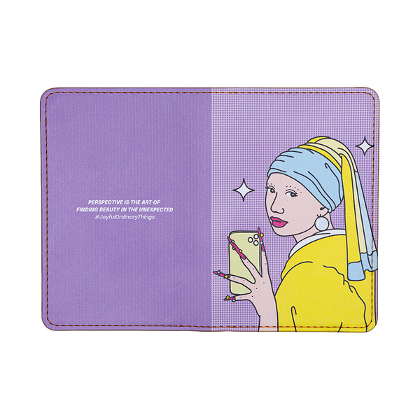  Bao Da Hộ Chiếu Girl with Pearl 