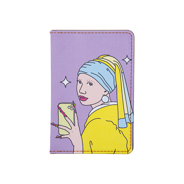  Bao Da Hộ Chiếu Girl with Pearl 