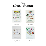  COMBO HÍ HOÁY: Gồm 03 Bookmark Sách Gỗ + 01 Sổ da 