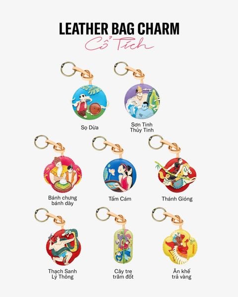  Móc Khóa Da Chủ Đề Cổ Tích Việt Nam 