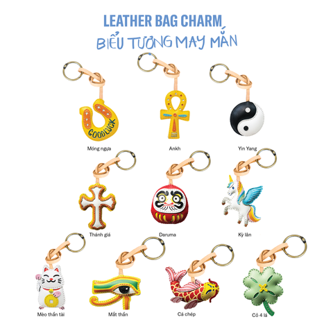 Leather charm