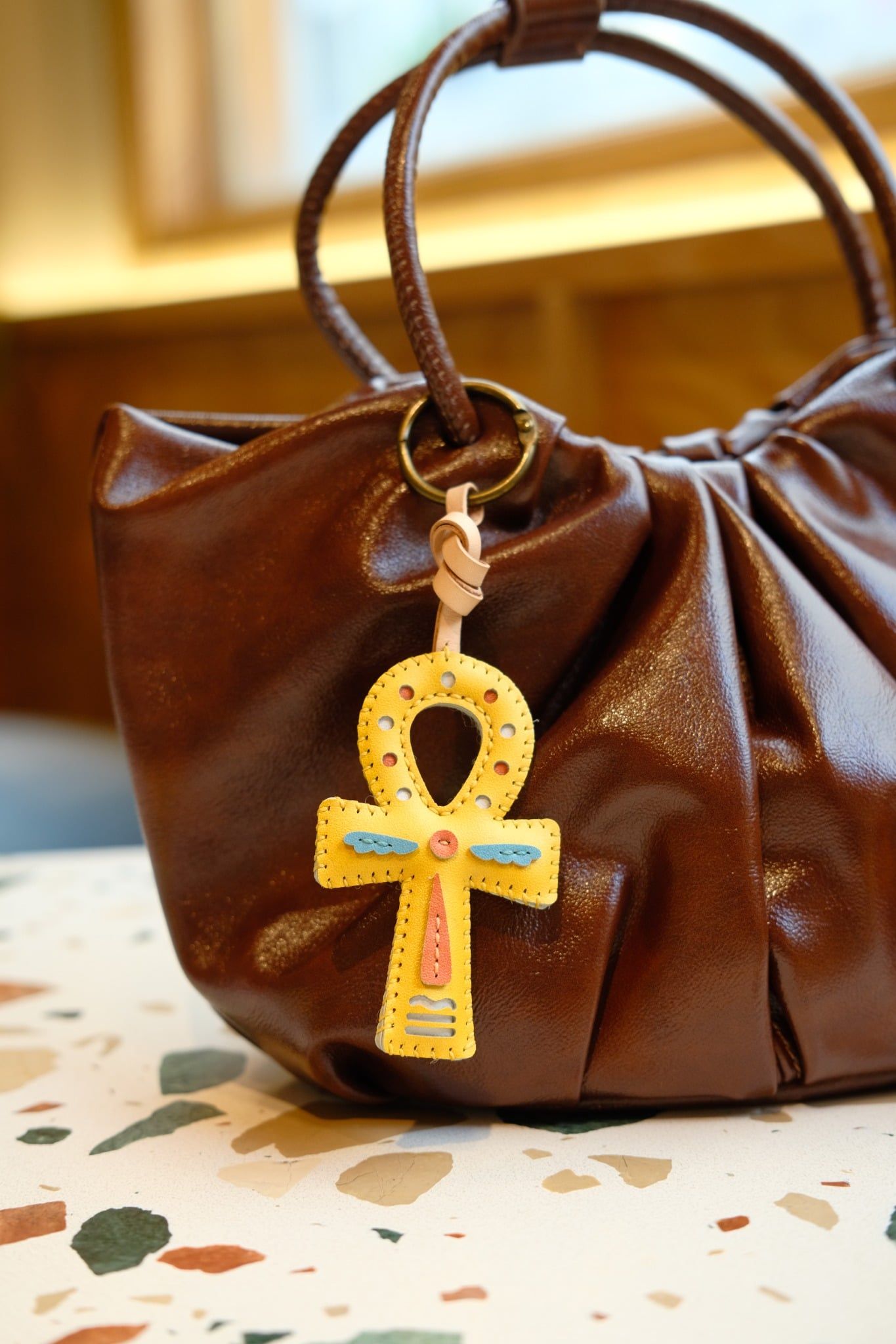  Bộ Sưu Tập Móc Khóa Da Biểu Tượng May Mắn 