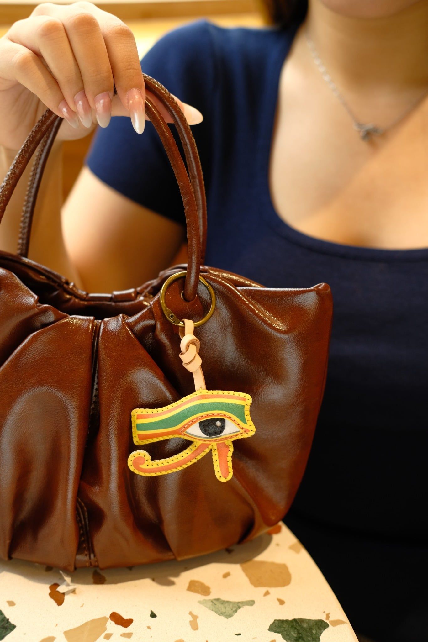  Bộ Sưu Tập Móc Khóa Da Biểu Tượng May Mắn 