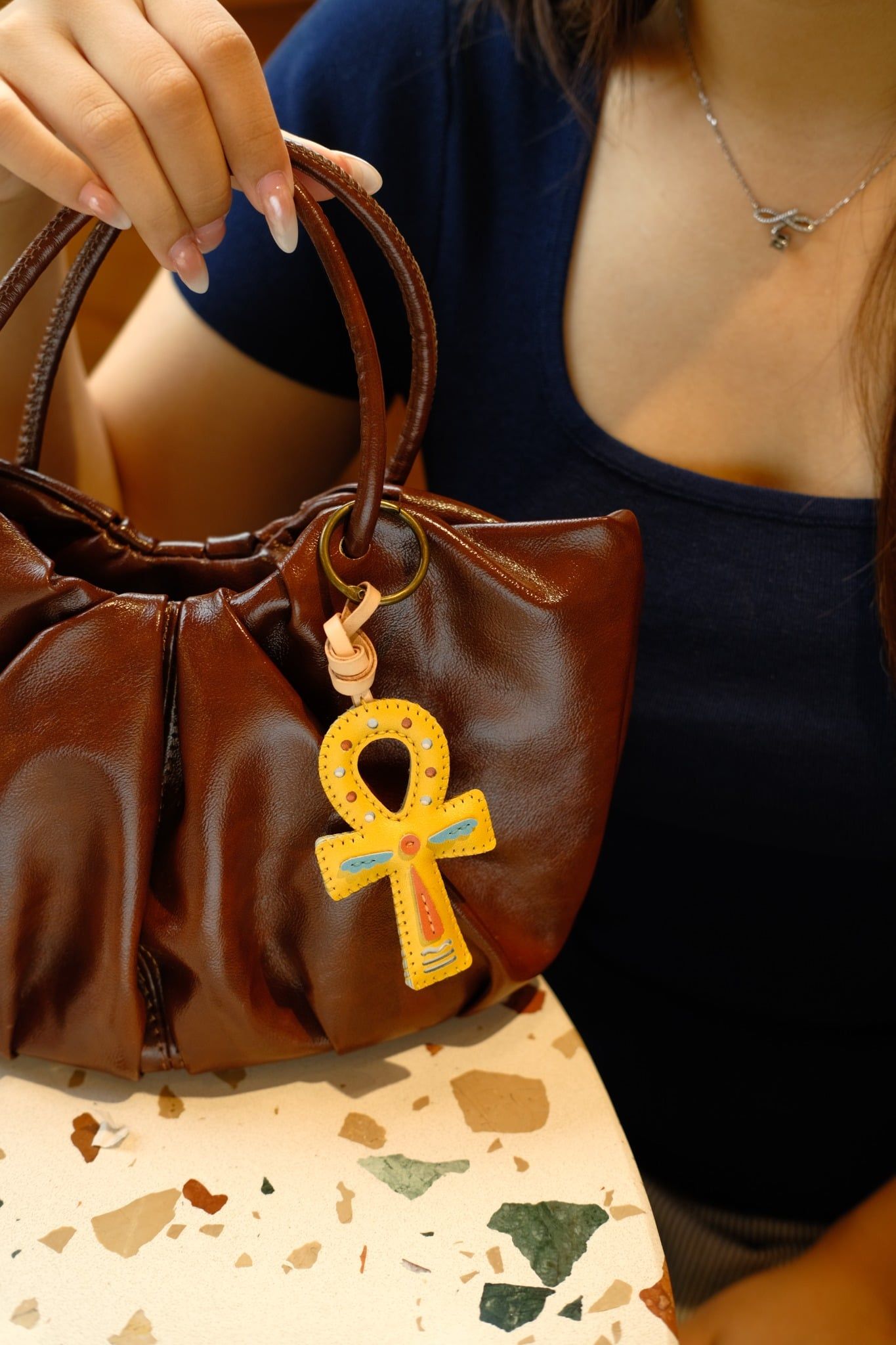  Bộ Sưu Tập Móc Khóa Da Biểu Tượng May Mắn 