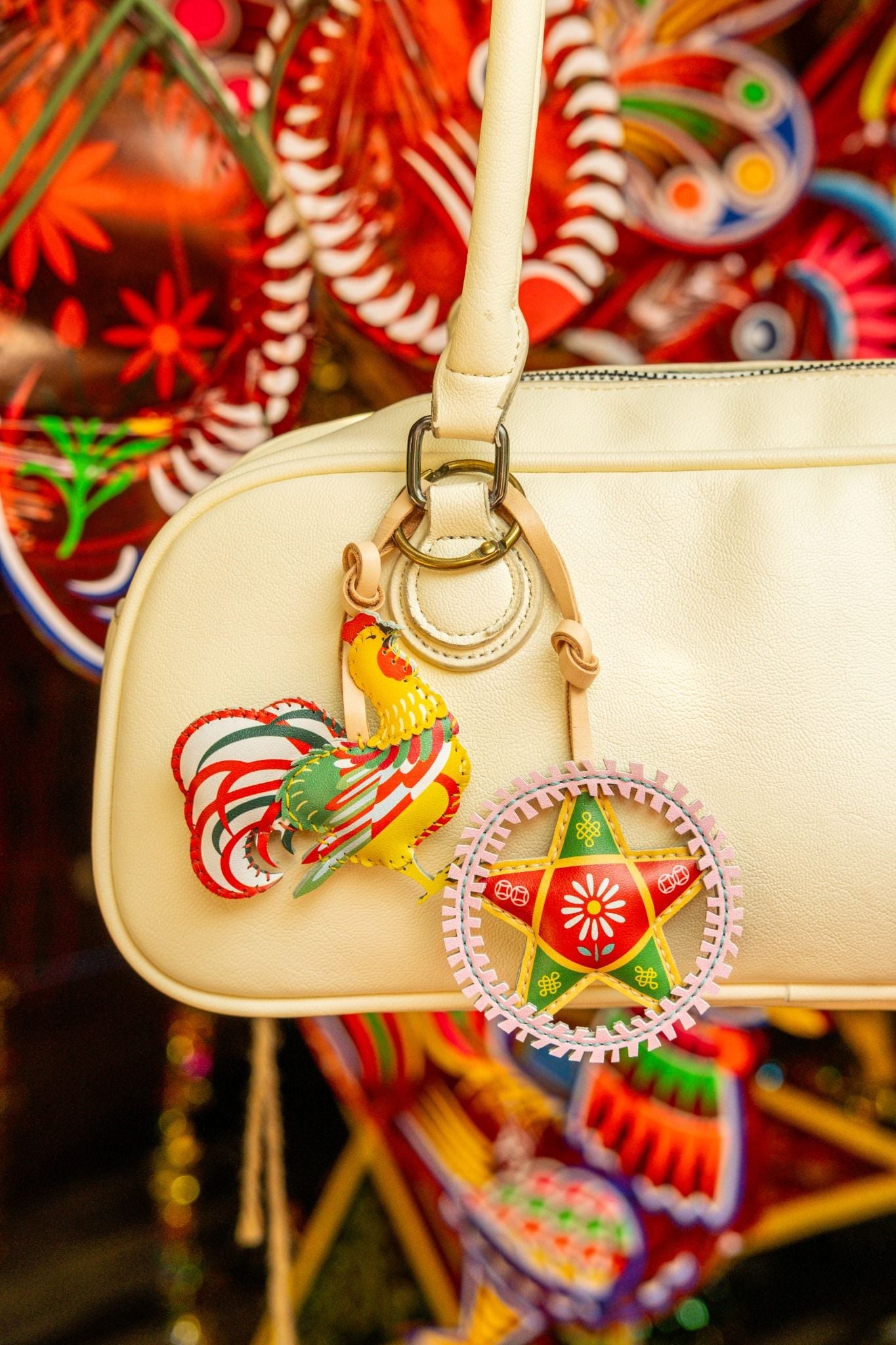  Móc Khóa Da Chủ Đề Tranh Đông Hồ 