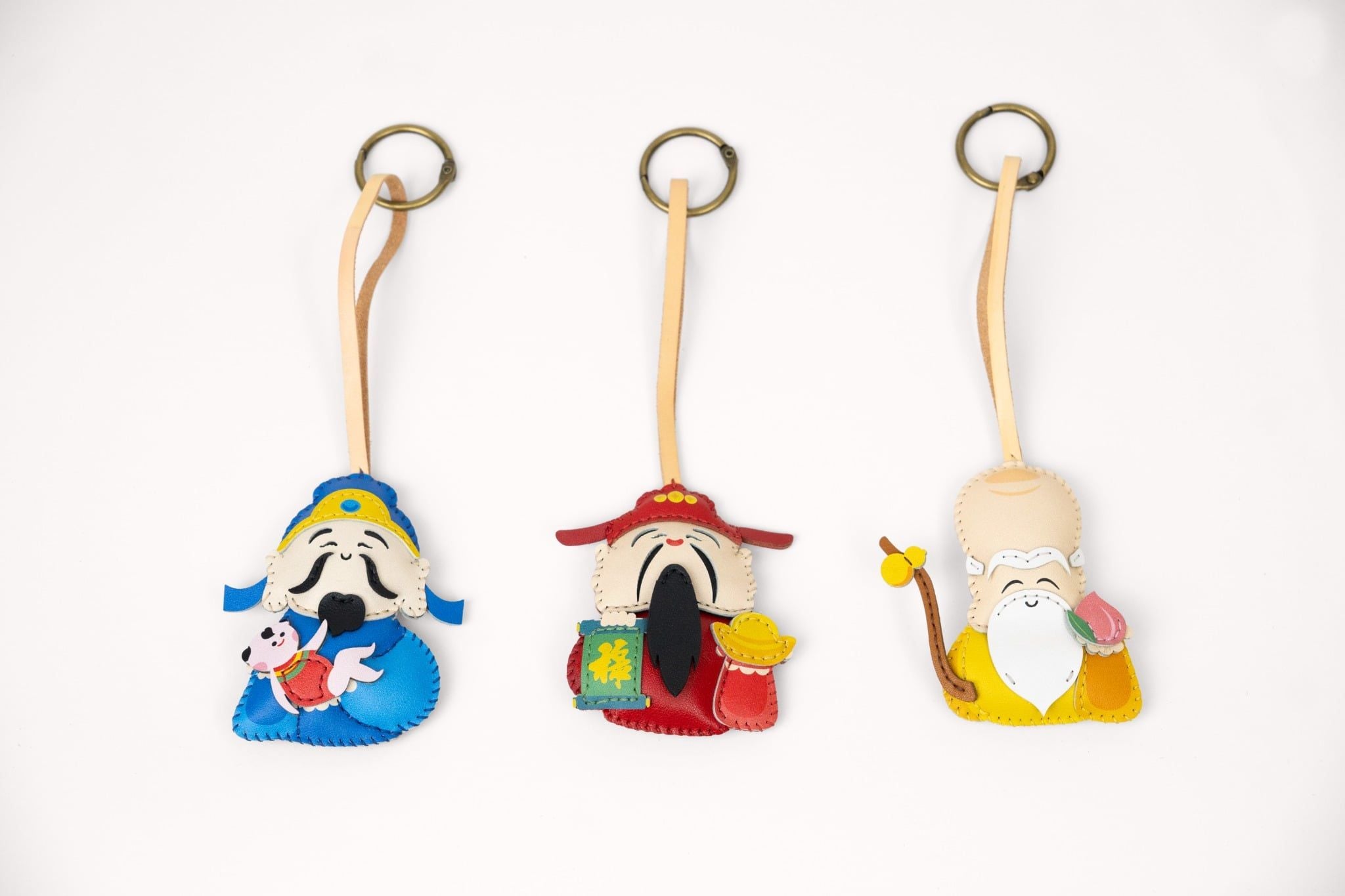  Bộ Sưu Tập Móc Khóa Da Phúc Lộc Thọ 