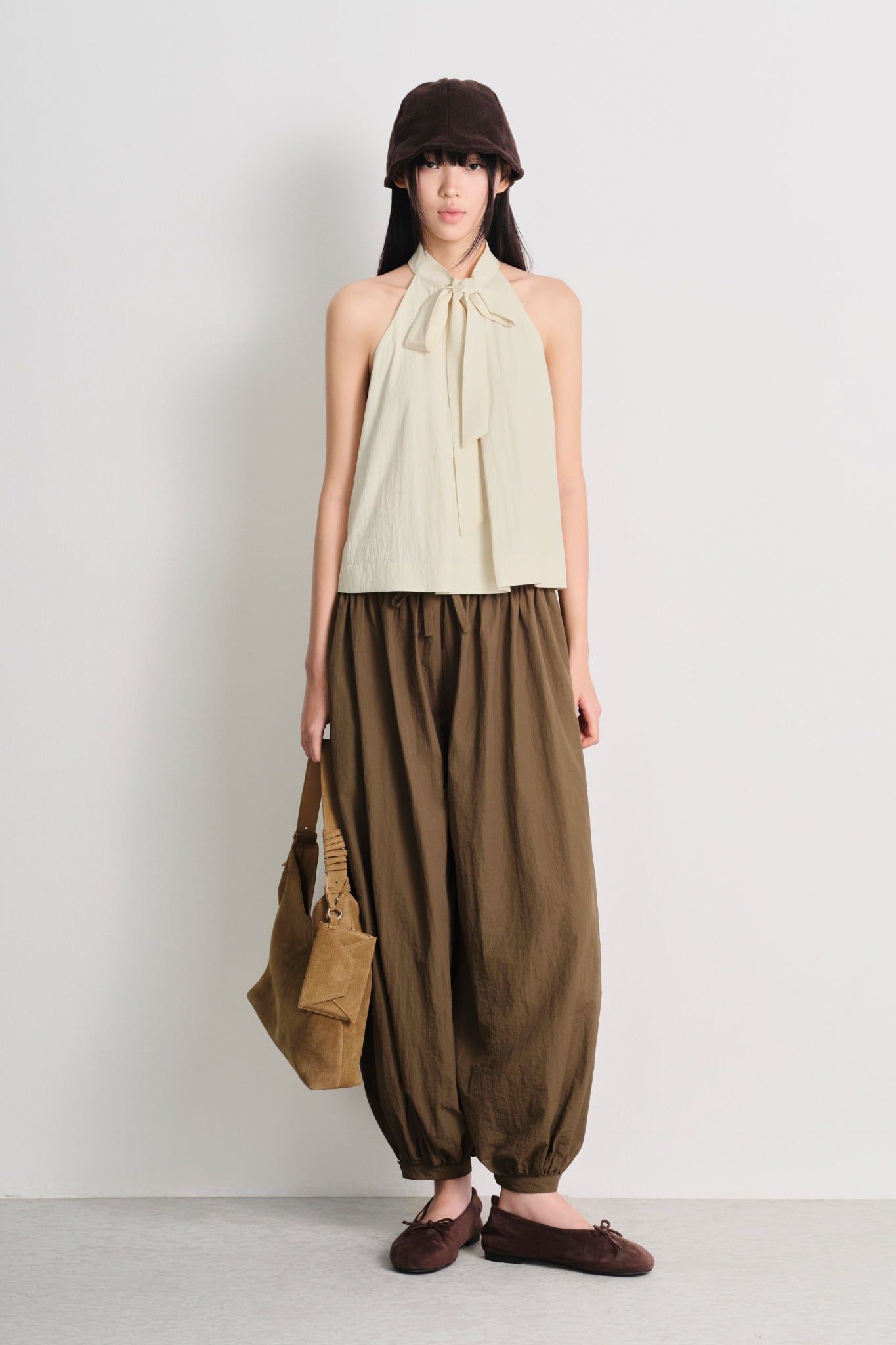  Áo yếm - Soft Tie Halter Top - LIBÉ 7679 