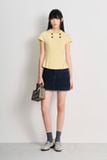  Áo kiểu - Curved Panel Button Top - LIBÉ 7823 