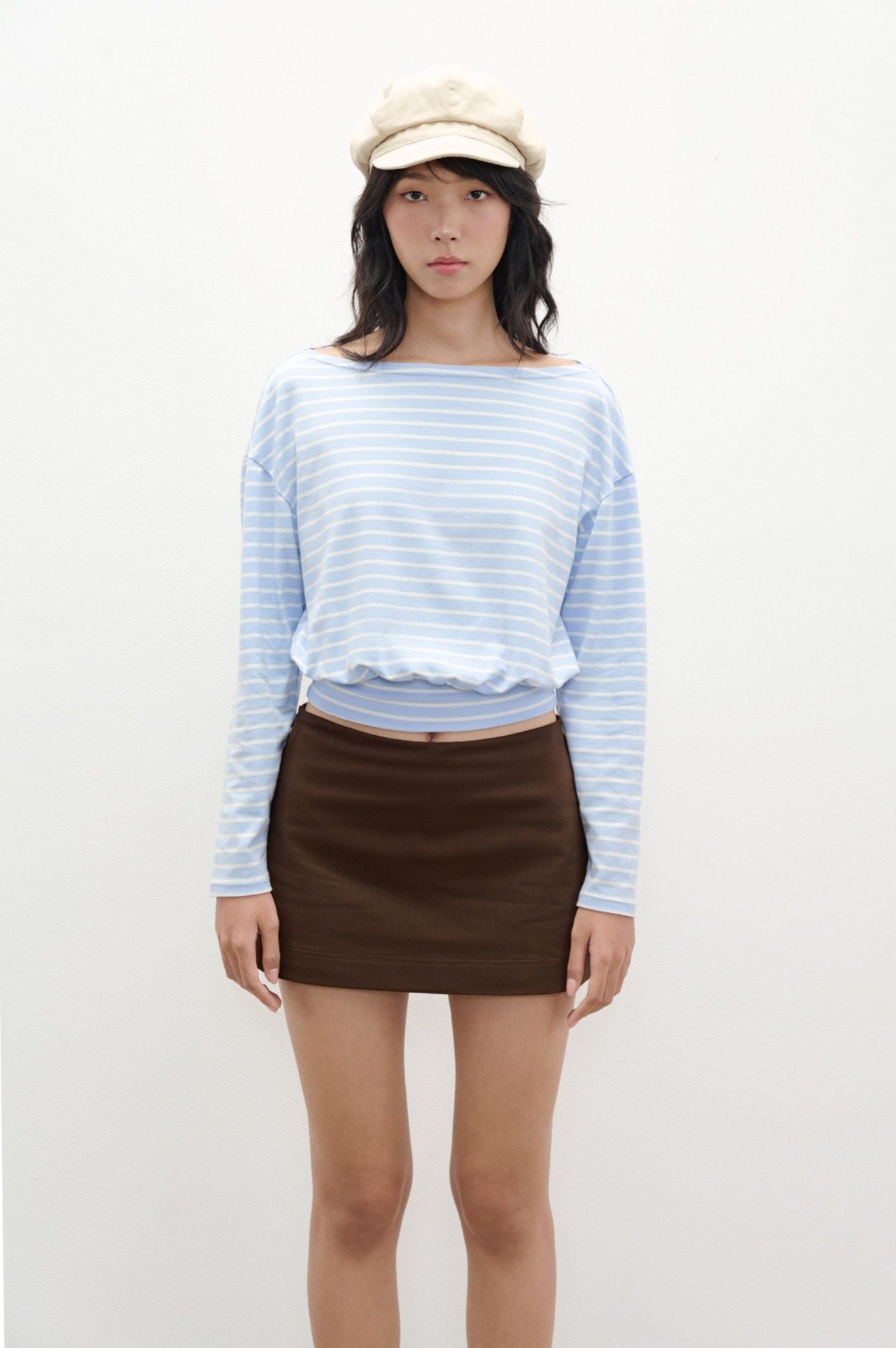  Striped Long Sleeve Top 