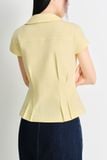  Áo kiểu - Curved Panel Button Top - LIBÉ 7823 