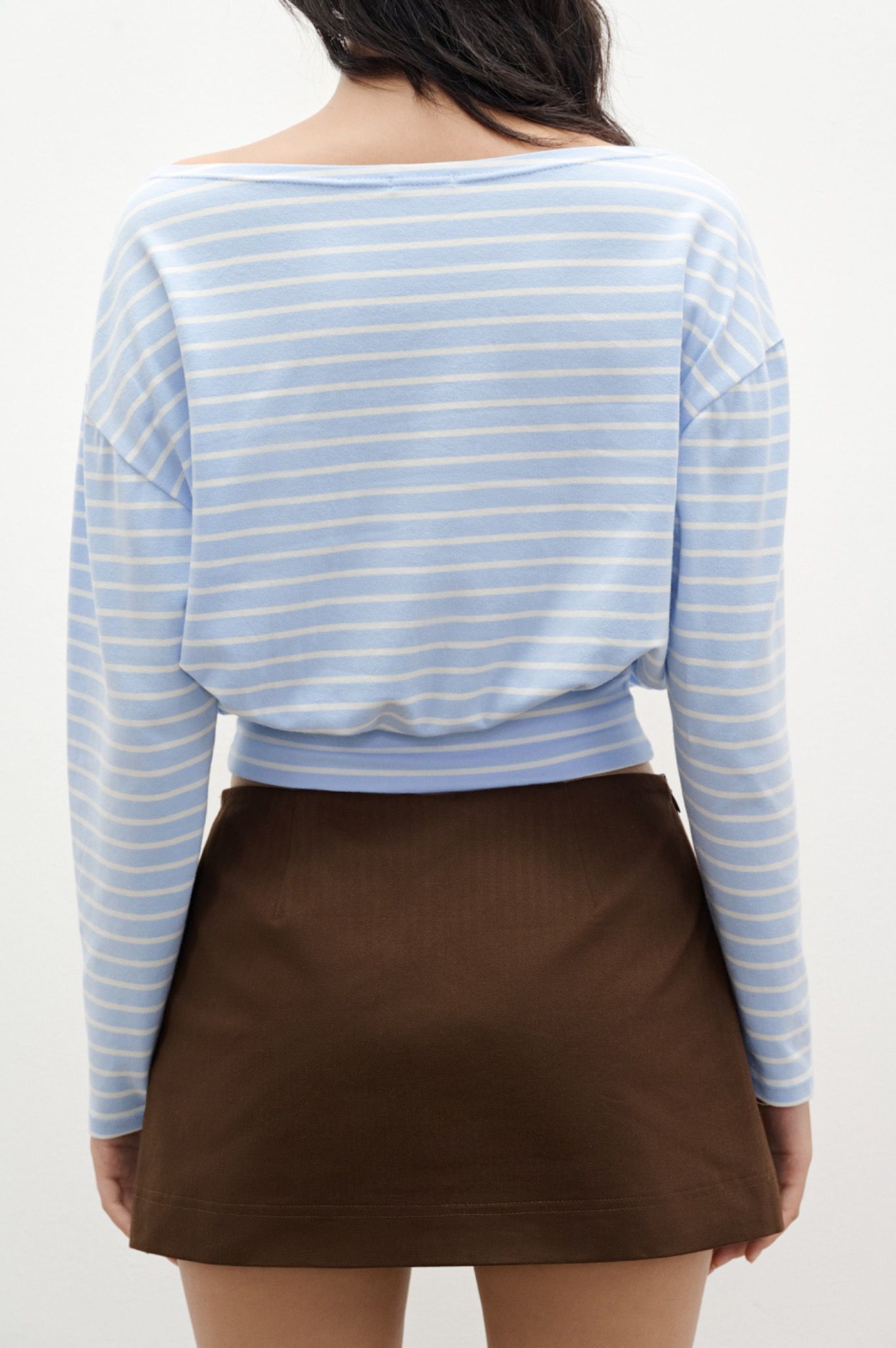  Striped Long Sleeve Top 