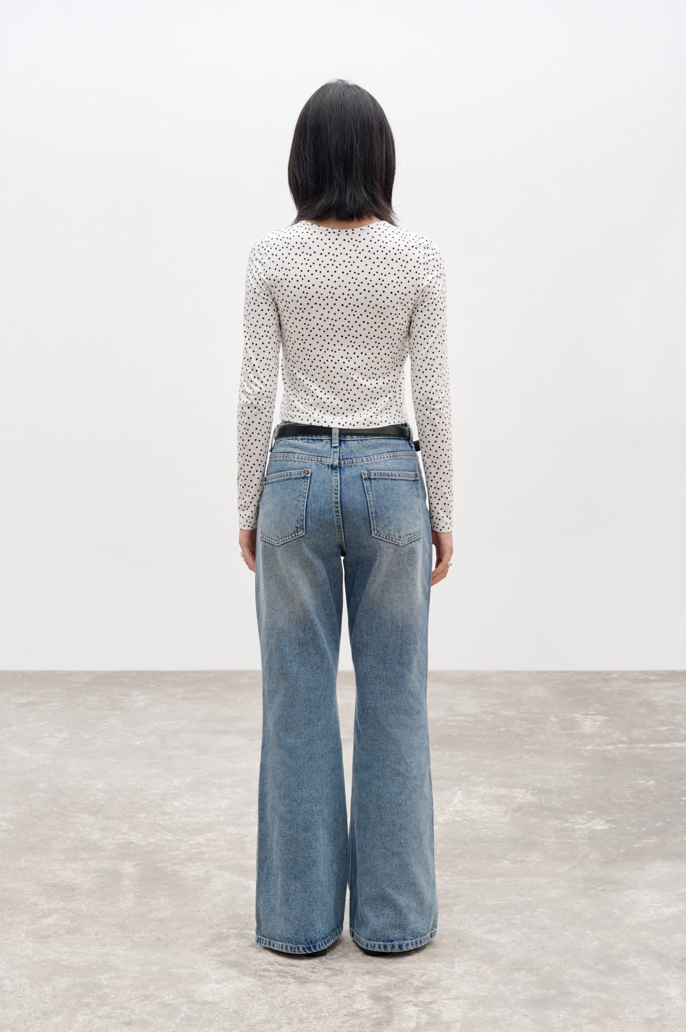  Áo kiểu - Polka Dot Cardigan - LIBÉ 7283 