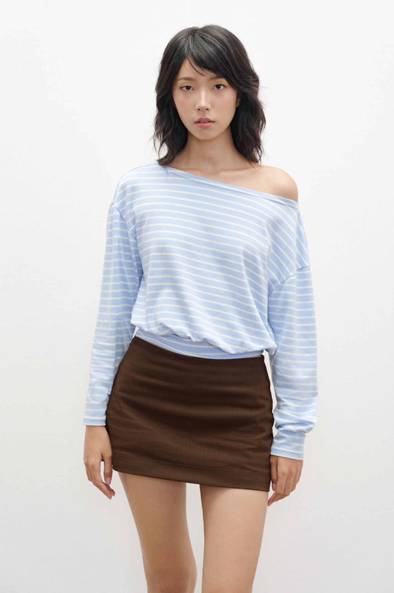  Striped Long Sleeve Top 