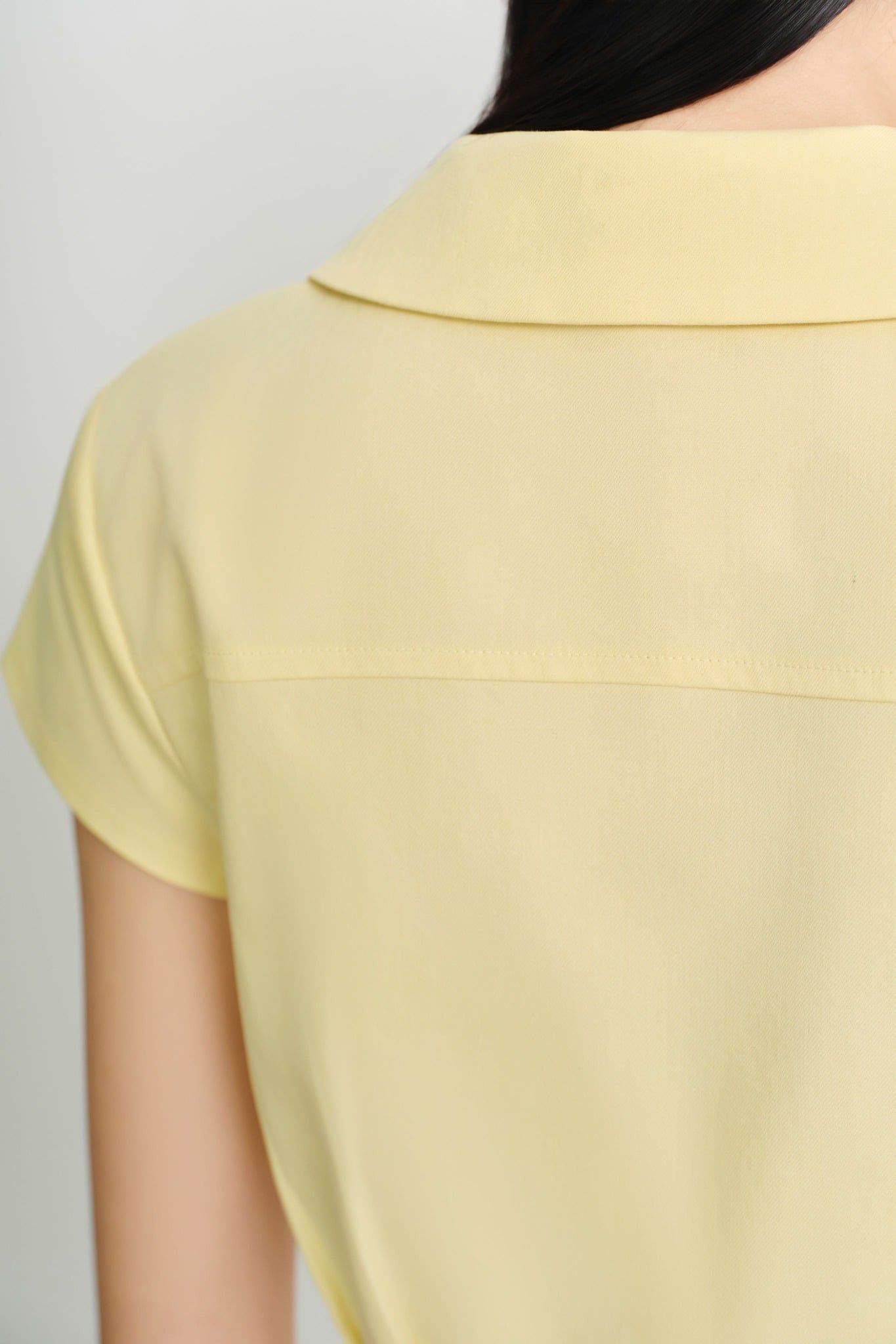  Áo kiểu - Curved Panel Button Top - LIBÉ 7573 