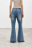  Blue Flared Denim Jeans 