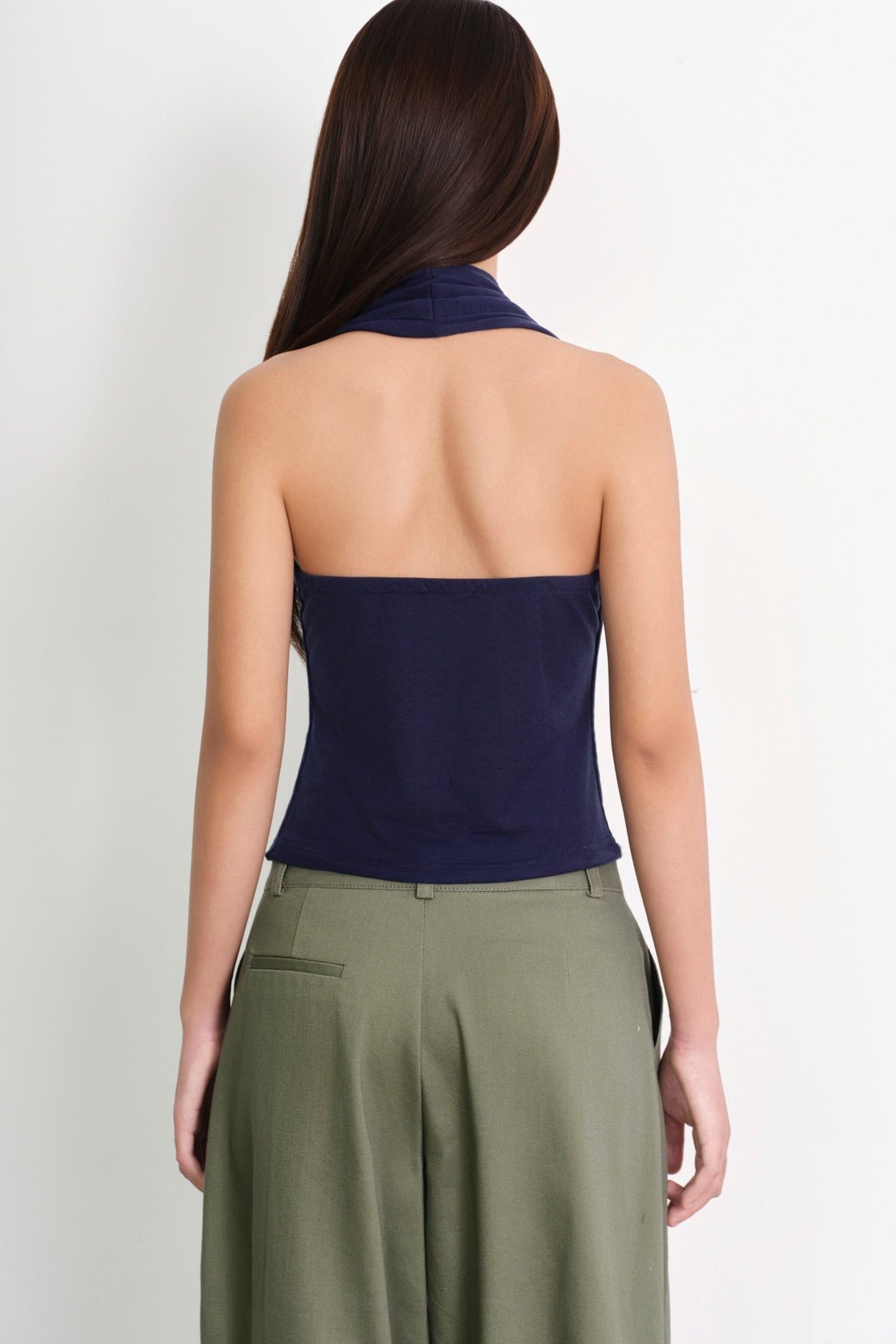  Áo kiểu - Tie-Font Halter Top - LIBÉ 7542 