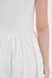  White Boatneck Midi Dress 