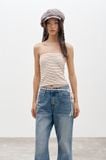  Striped Tube Top 