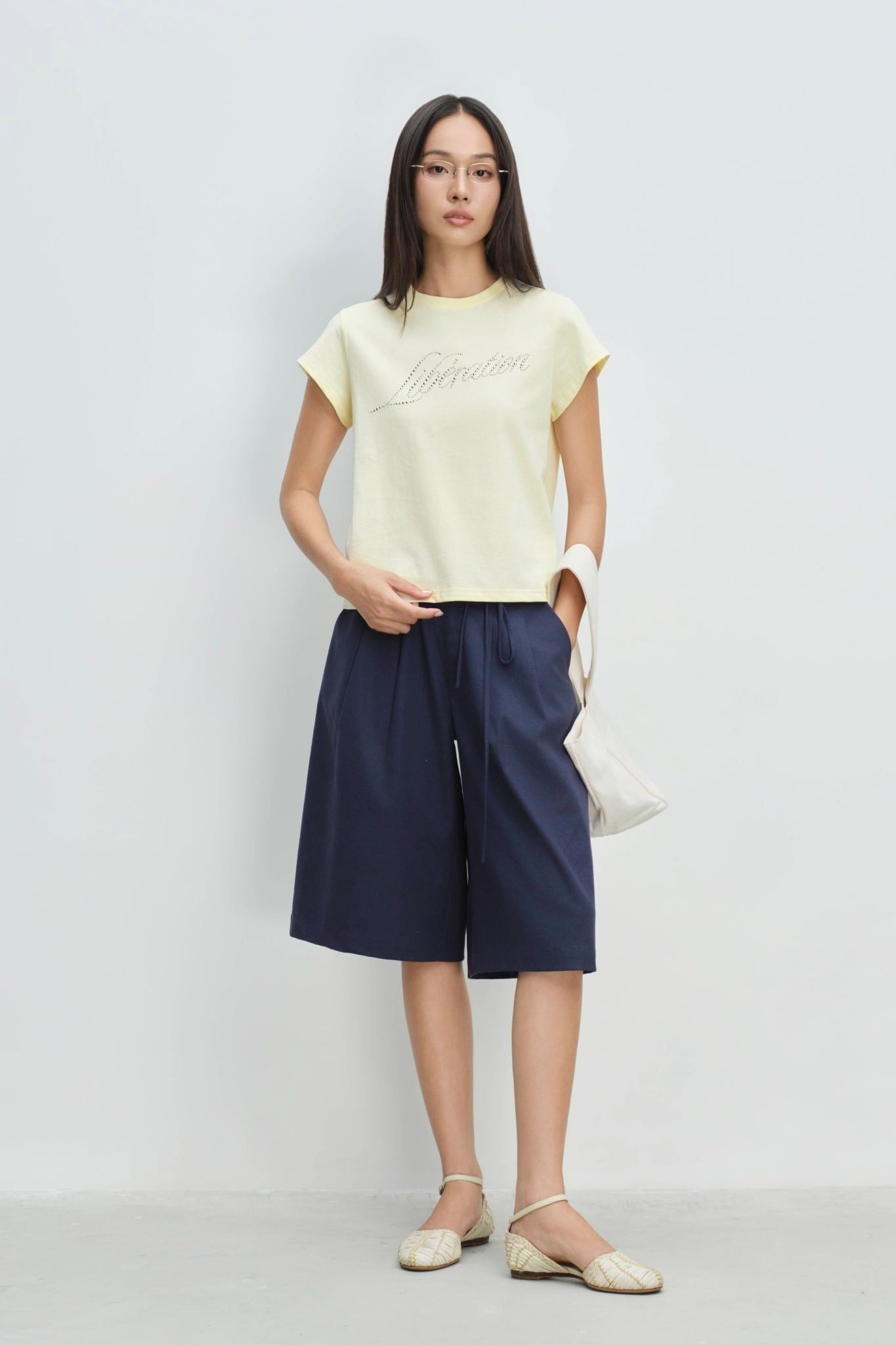  Áo thun - Rhinestone T-shirt - LIBÉ 7715 
