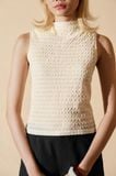  Ivory Mock Neck Top 